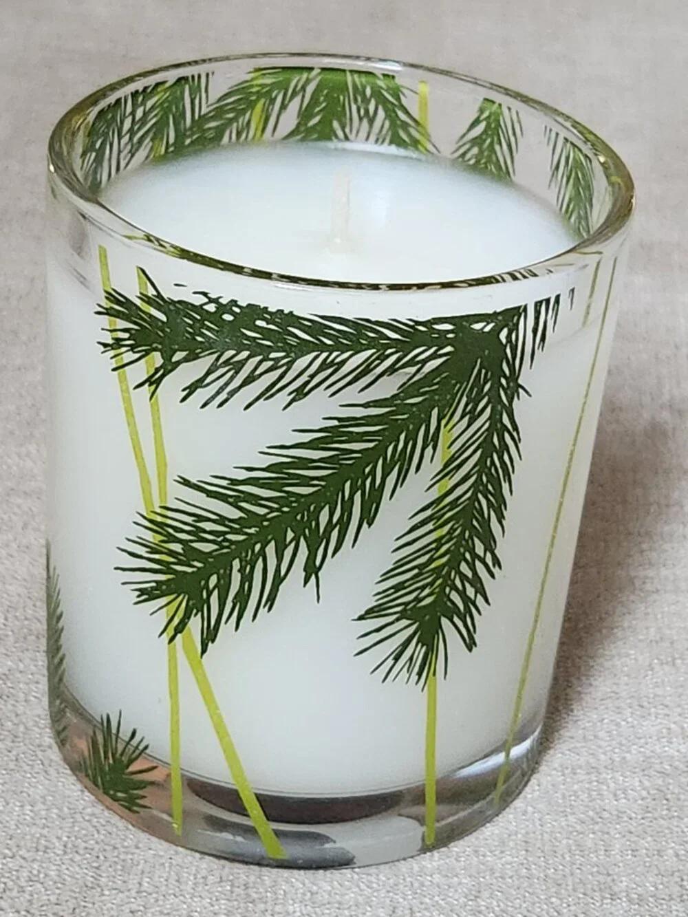 Thymes Frasier Fir Aromatic Glass Jar Candle Winter Christmas 6.5 oz 185 g NEW